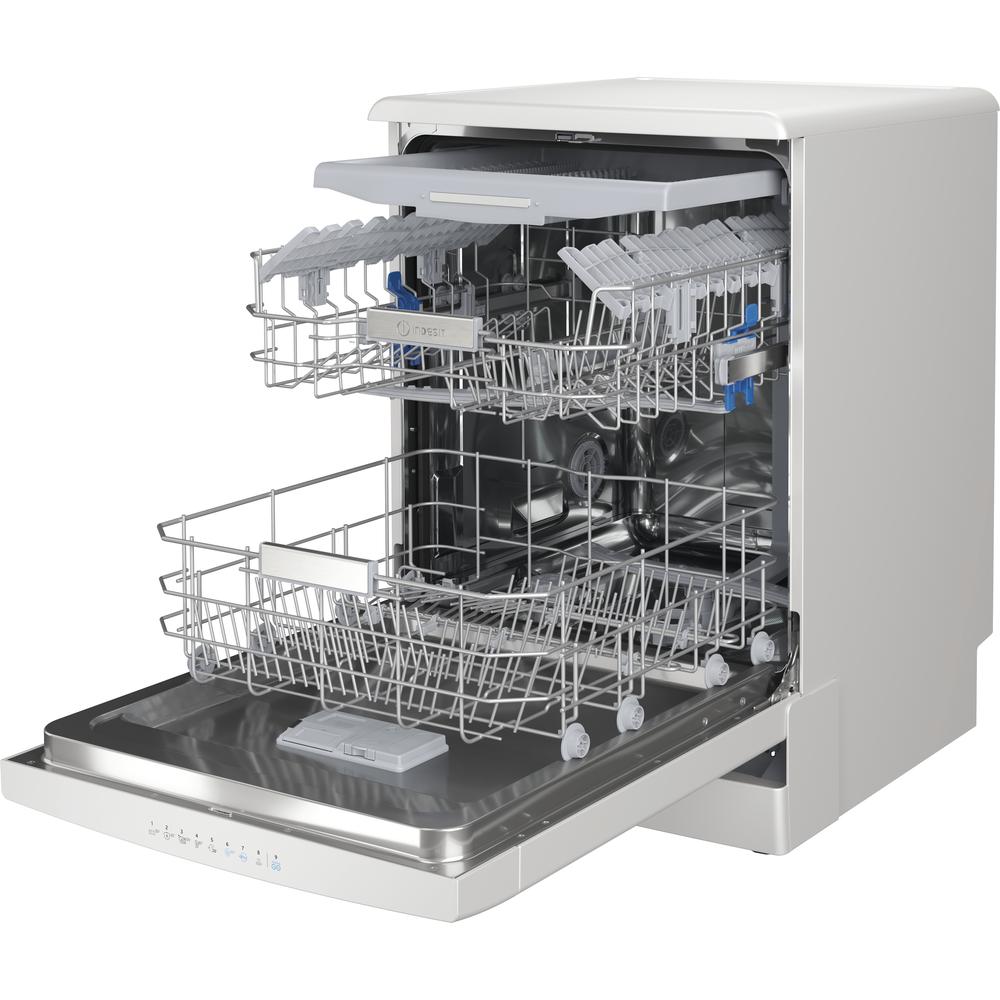 Indesit Dishwasher: full size, white colour - DFO 3T133 F UK