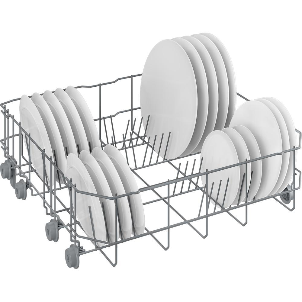 Indesit Dishwasher: full size, silver colour - IN2FE13DT9SUK