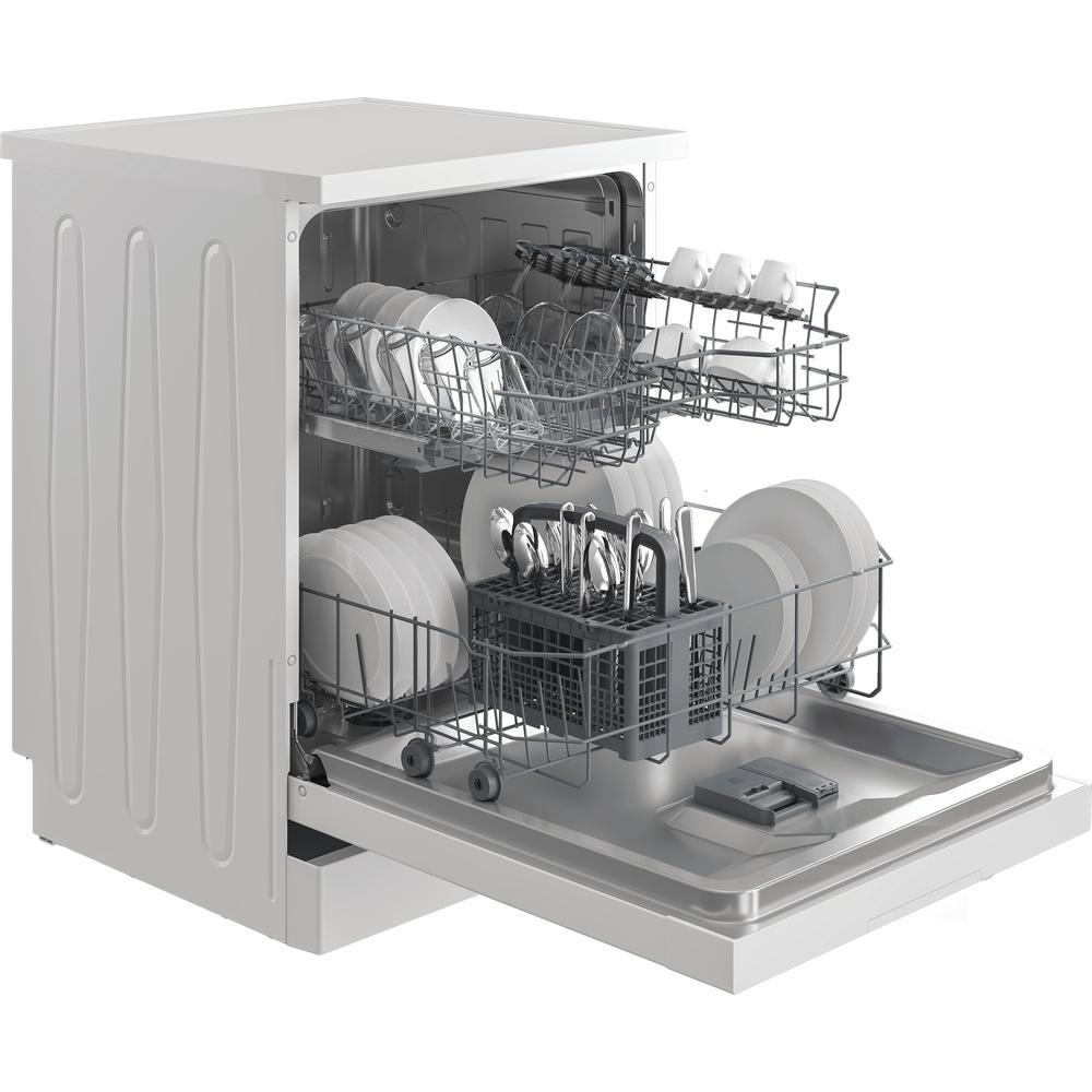 Indesit Dishwasher: full size, white colour - IN2FE13DT9WUK