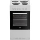 Indesit I5E3KMW 50cm Electric Single Cooker - White