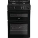 Indesit Gas freestanding double cooker: 60cm - IDG6GB