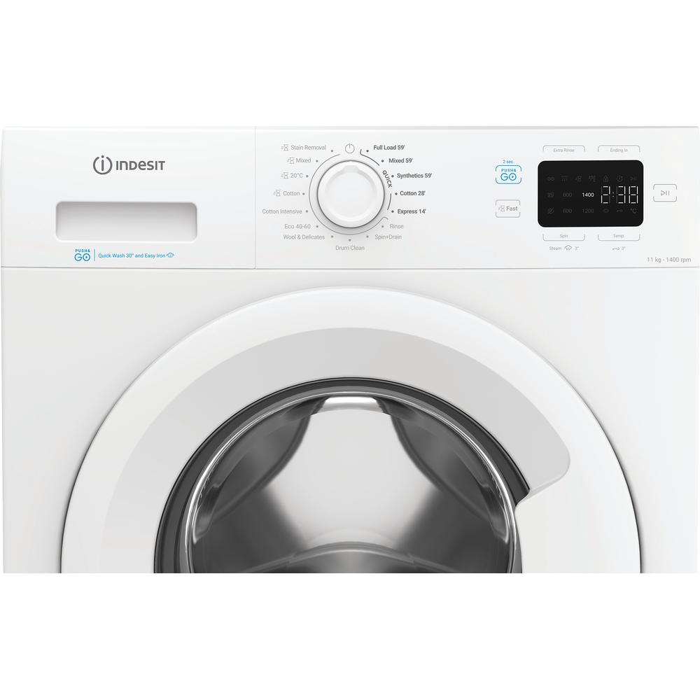 Indesit Freestanding front loading washing machine - IP 1146 PUSH&GO UK