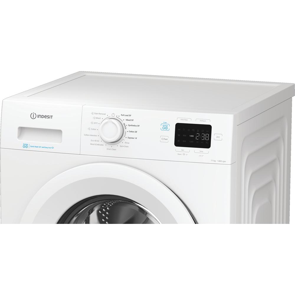 Indesit Freestanding front loading washing machine - IP 1146 PUSH&GO UK