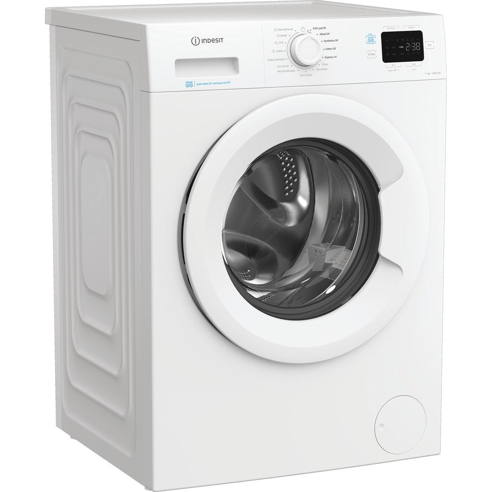 Indesit Freestanding front loading washing machine - IP 1146 PUSH&GO UK