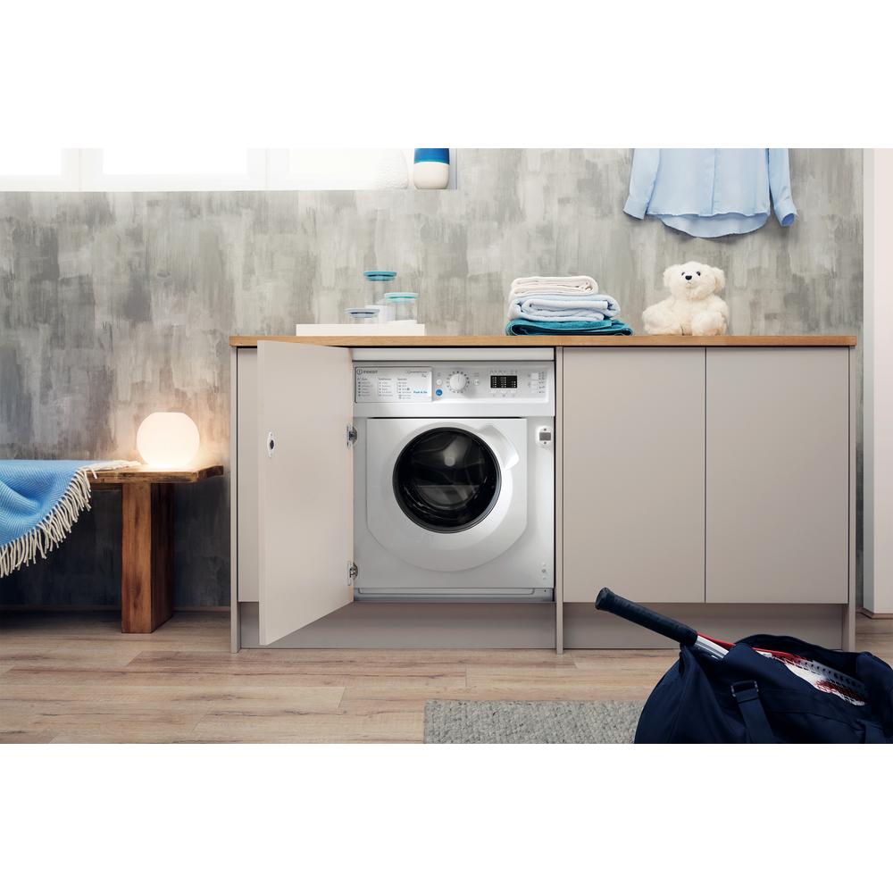 Indesit Push&Go BI WMIL 71252 UK N 7kg Integrated Washing Machine