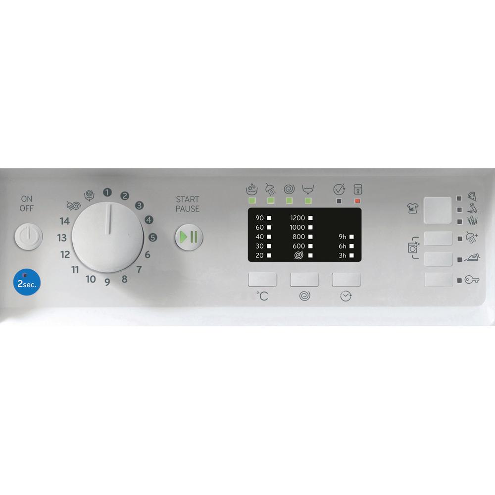 Indesit Push&Go BI WMIL 71252 UK N 7kg Integrated Washing Machine