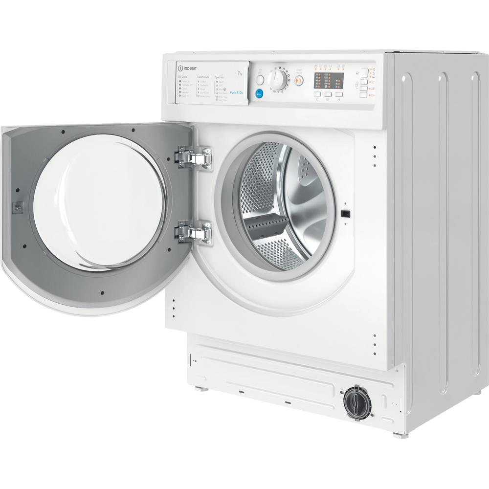 Indesit Push&Go BI WMIL 71252 UK N 7kg Integrated Washing Machine