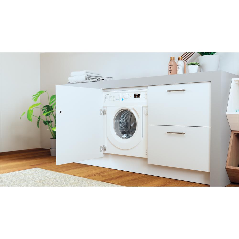 Indesit Push&Go BI WMIL 71252 UK N 7kg Integrated Washing Machine