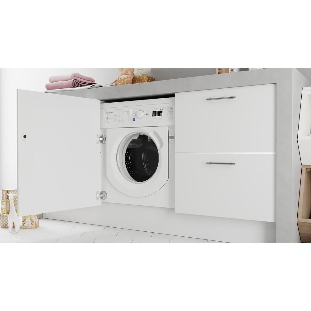Indesit Push&Go 8kg Integrated Washing Machine