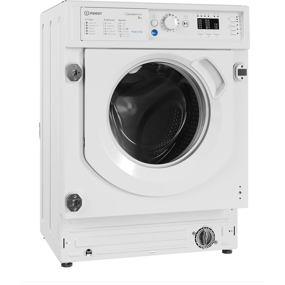 Indesit Push&Go 8kg Integrated Washing Machine