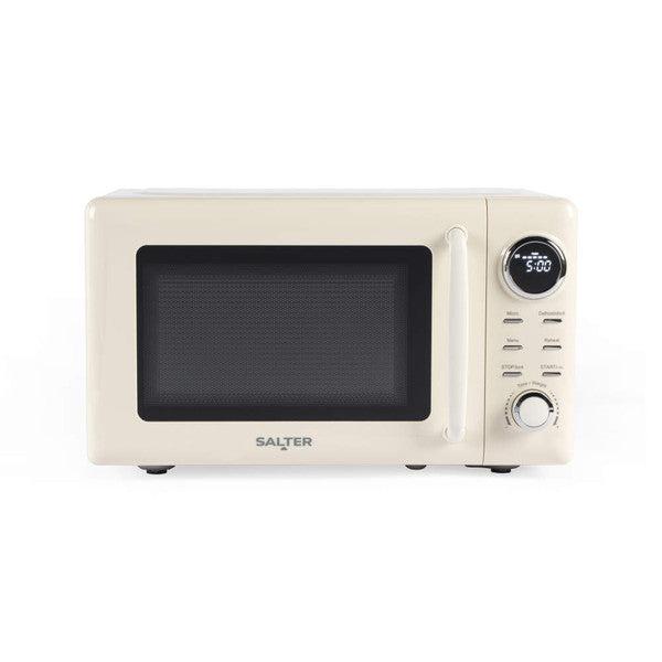 Retro Digital Microwave - Cream