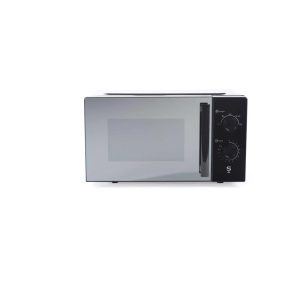 Mirrored 20L Manual Microwave - Black